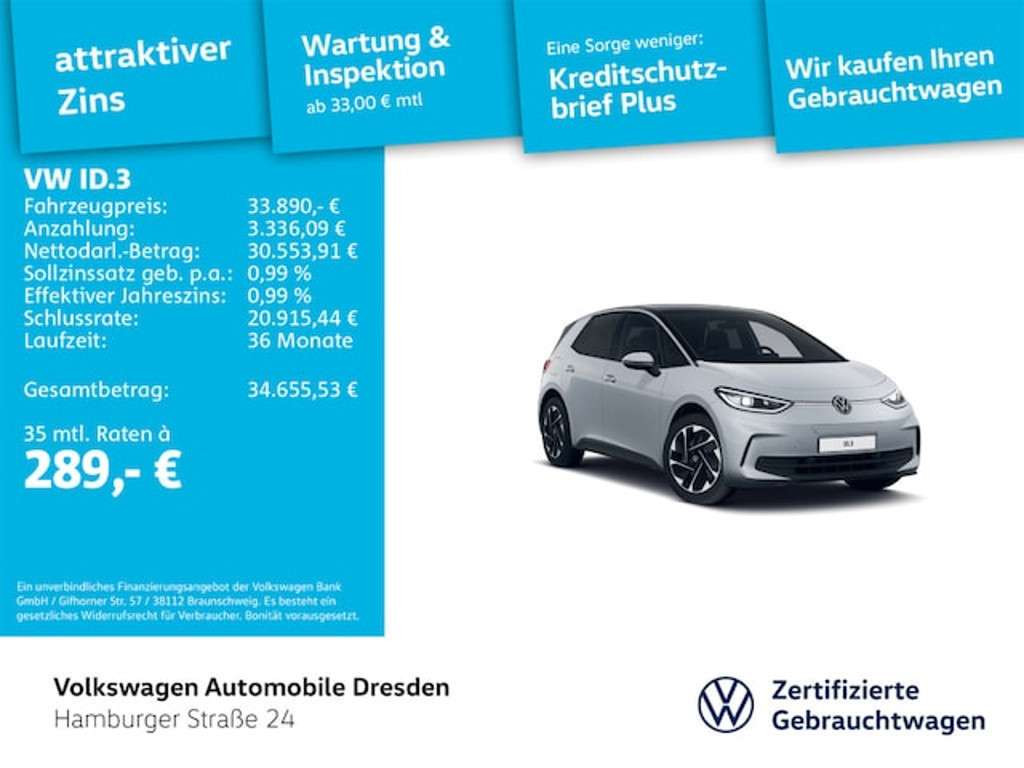 Volkswagen ID.3 2024 Elektrisch