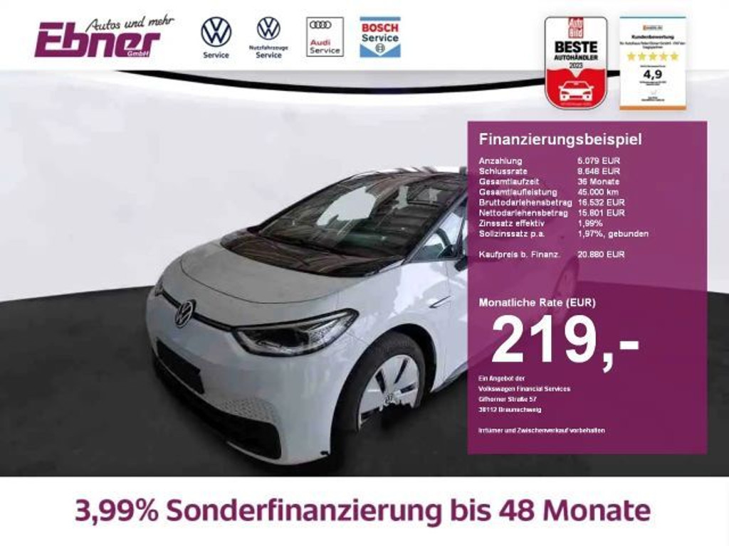 Volkswagen ID.3 2021 Elektrisch