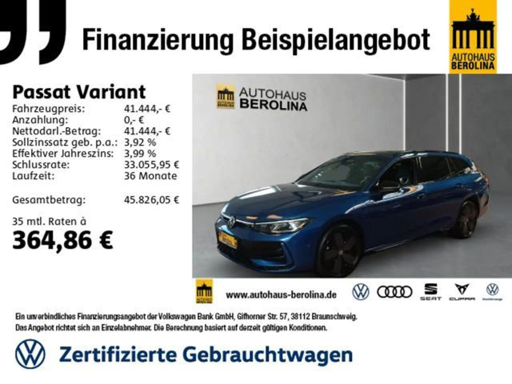 Volkswagen Passat 2025 Hybride Benzine