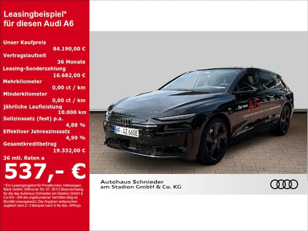 Audi A6 e-tron 2025 Elektrisch