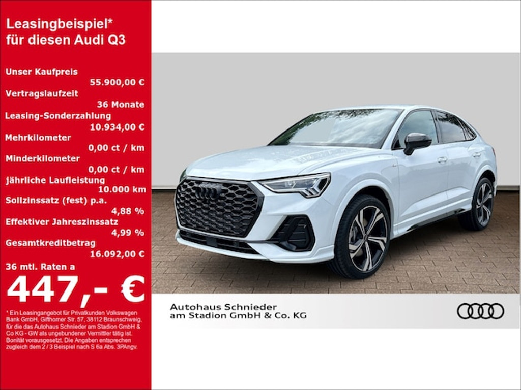 Audi Q3 2025 Benzine