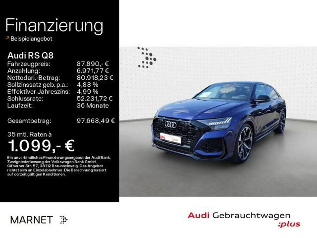 Audi RS Q8 2022 Benzine