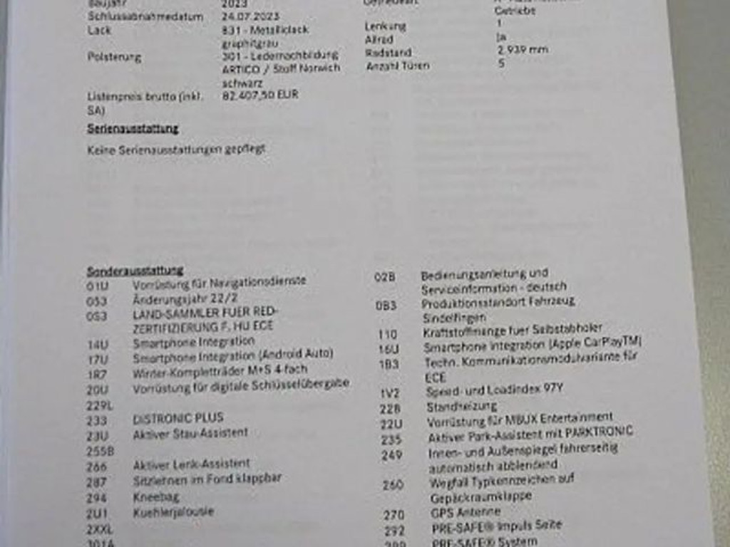 Mercedes-Benz E-Klasse