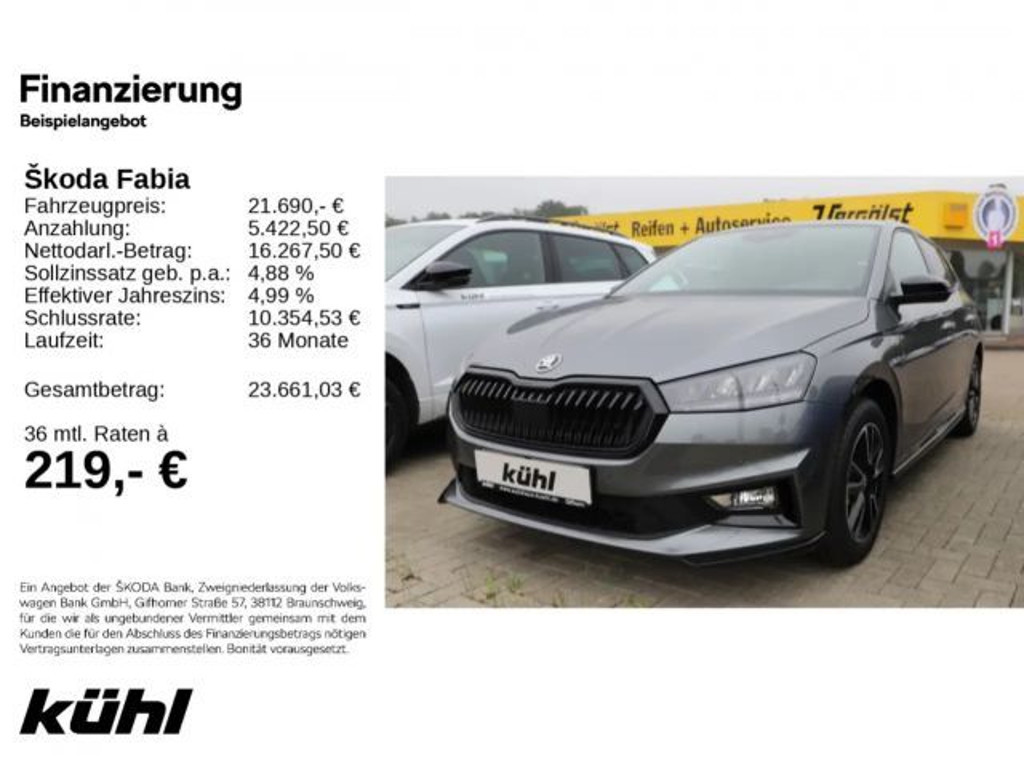 Skoda Fabia 2025 Benzine