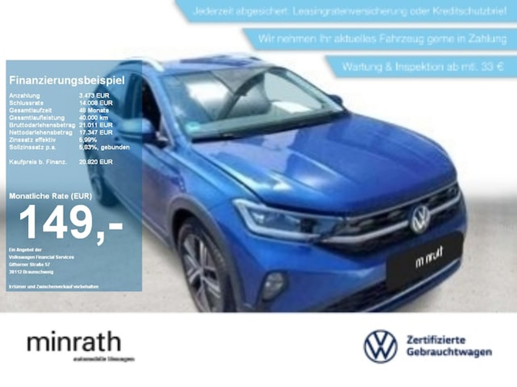 Volkswagen Taigo 2022 Benzine