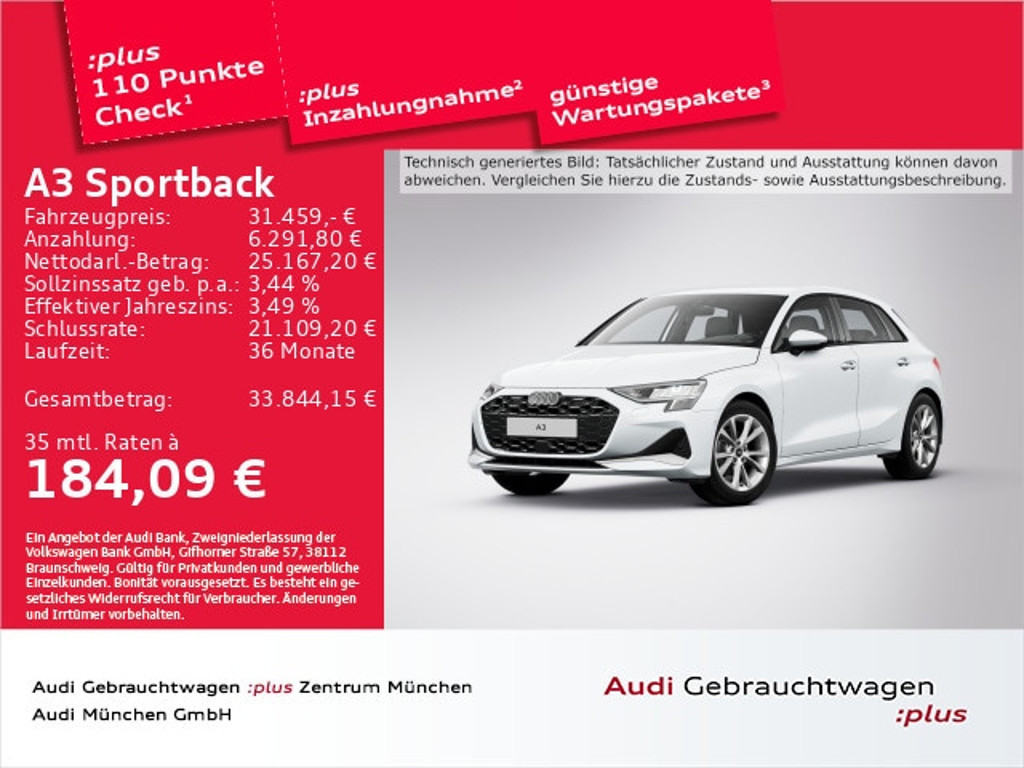 Audi A3 2025 Benzine