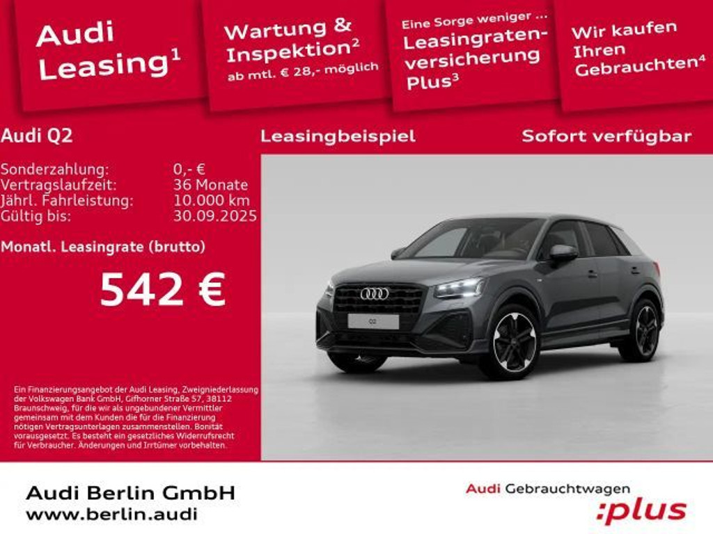 Audi Q2 2025 Benzine