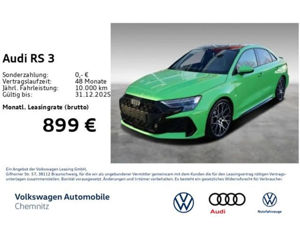Audi RS3 2025 Benzine
