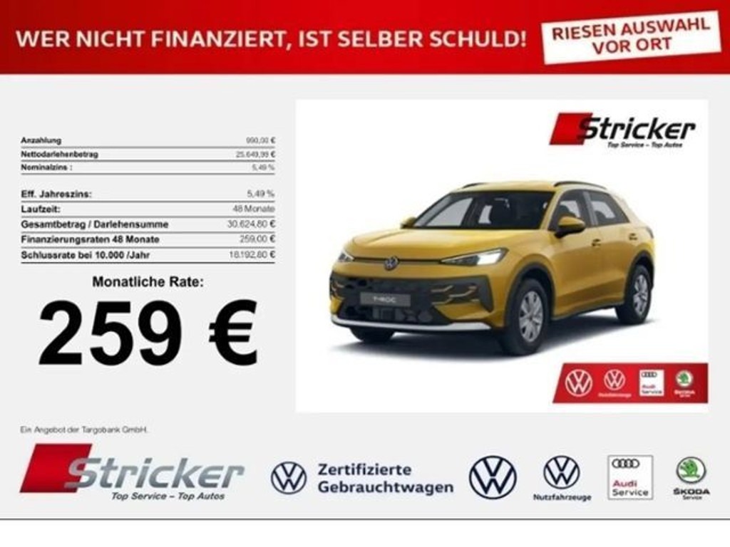 Volkswagen T-Roc 2025 Benzine