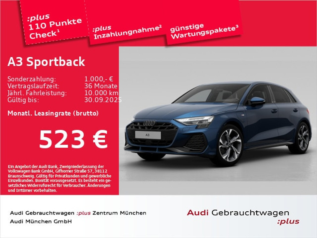 Audi A3 2025 Hybride Benzine