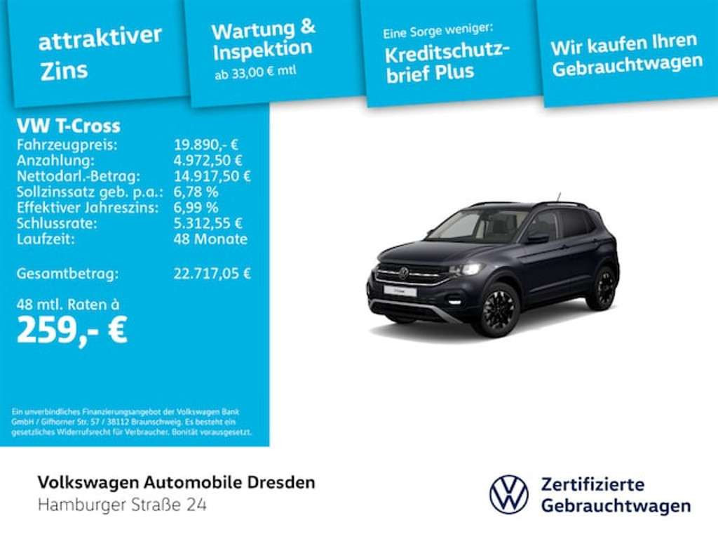 Volkswagen T-Cross 2022 Benzine