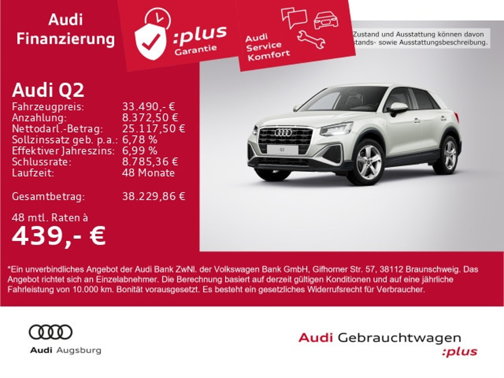 Audi Q2 2024 Benzine