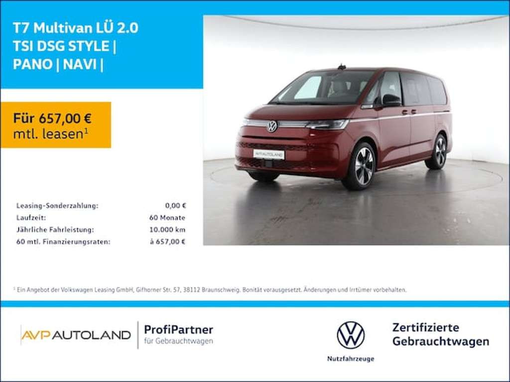 Volkswagen Multivan 2025 Benzine
