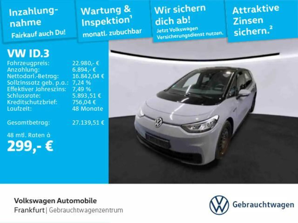 Volkswagen ID.3 2023 Elektrisch