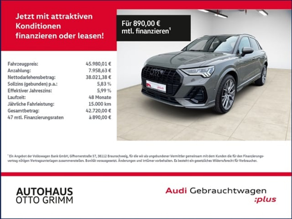 Audi Q3 2024 Benzine