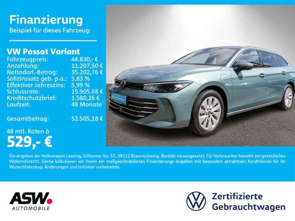 Volkswagen Passat 2024 Hybride Benzine