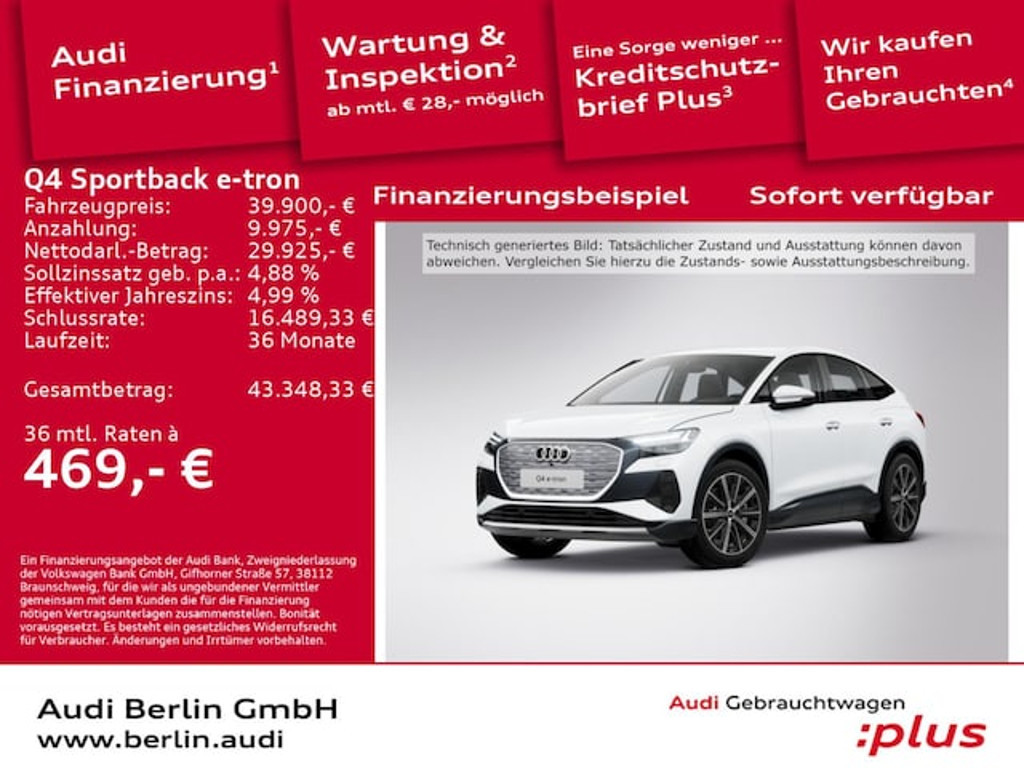 Audi Q4 e-tron 2022 Elektrisch