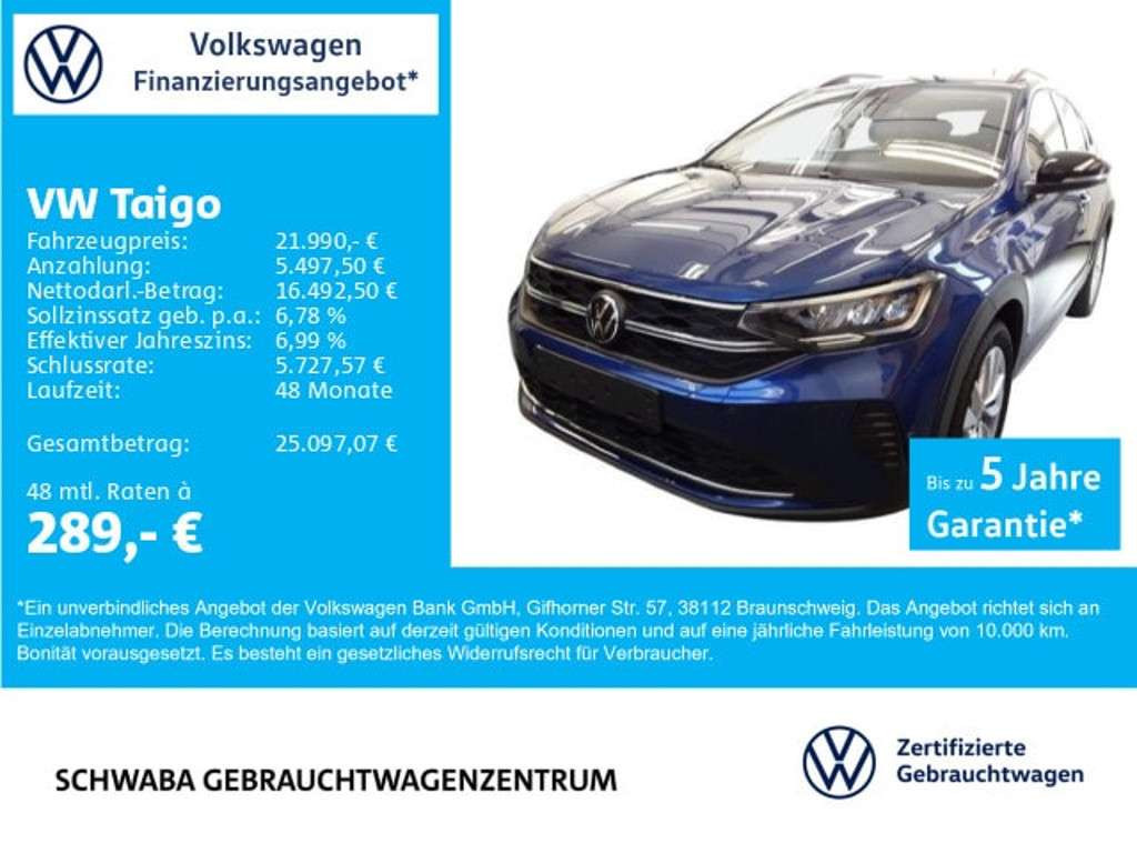 Volkswagen Taigo 2025 Benzine