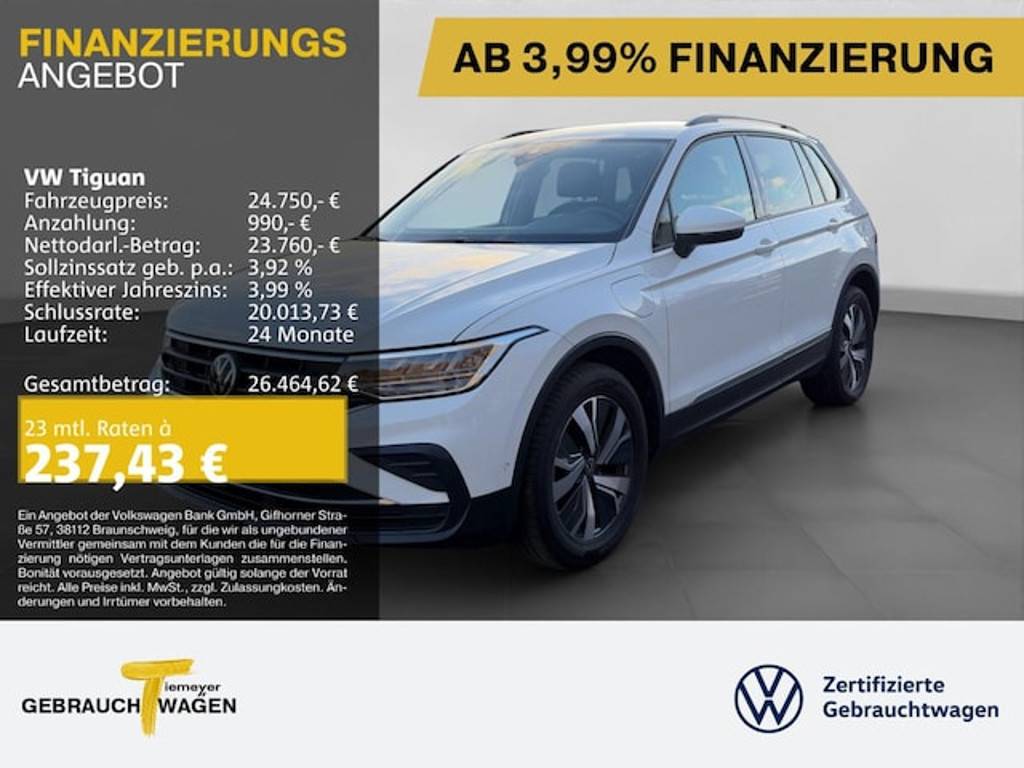 Volkswagen Tiguan 2021 Hybride Benzine