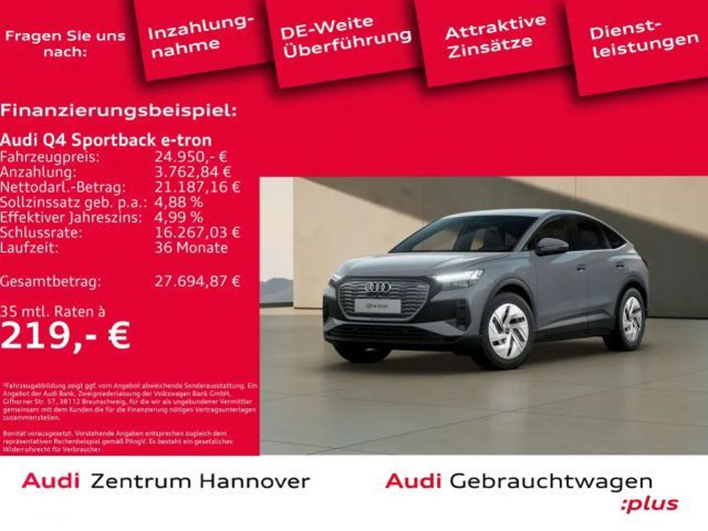 Audi Q4 e-tron 2022 Elektrisch