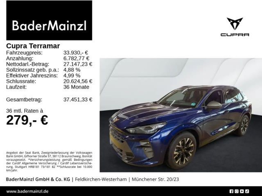 Cupra Terramar 2025 Benzine