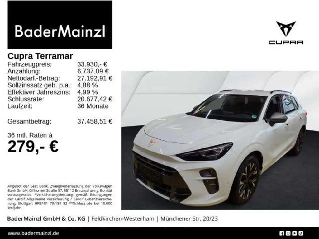 Cupra Terramar 2025 Benzine