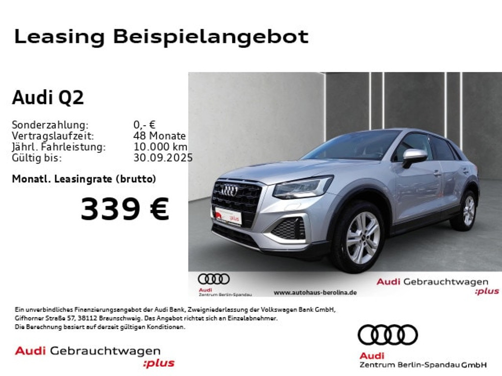 Audi Q2 2024 Benzine