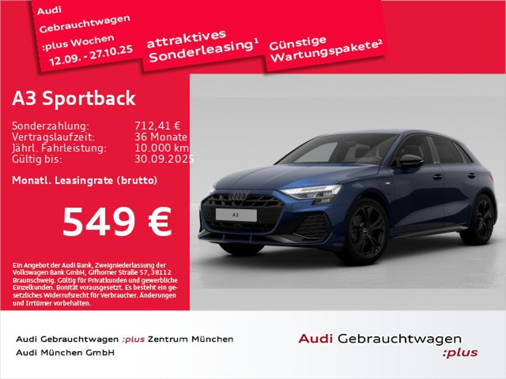 Audi A3 2025 Hybride Benzine
