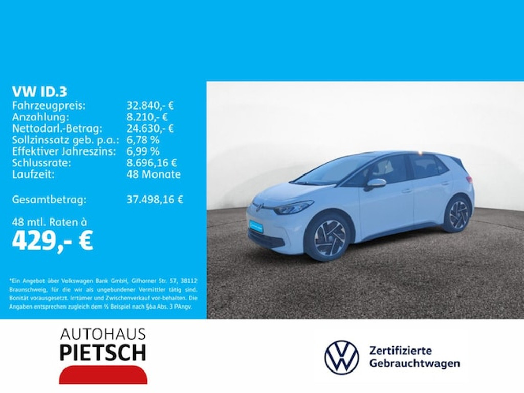 Volkswagen ID.3 2024 Elektrisch
