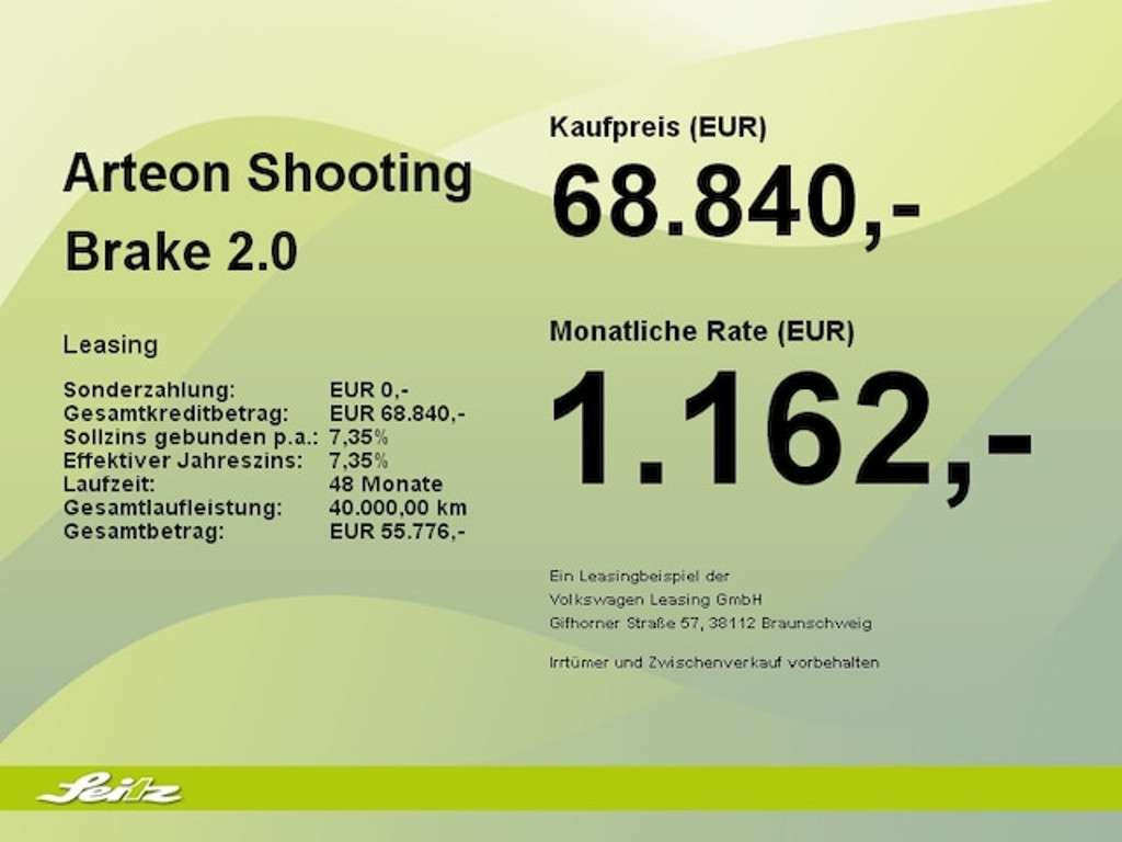 Volkswagen Arteon Shooting Brake