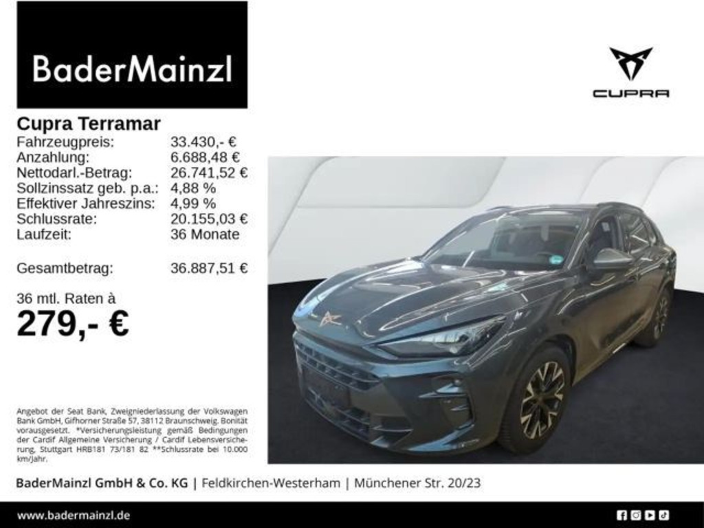 Cupra Terramar 2025 Benzine