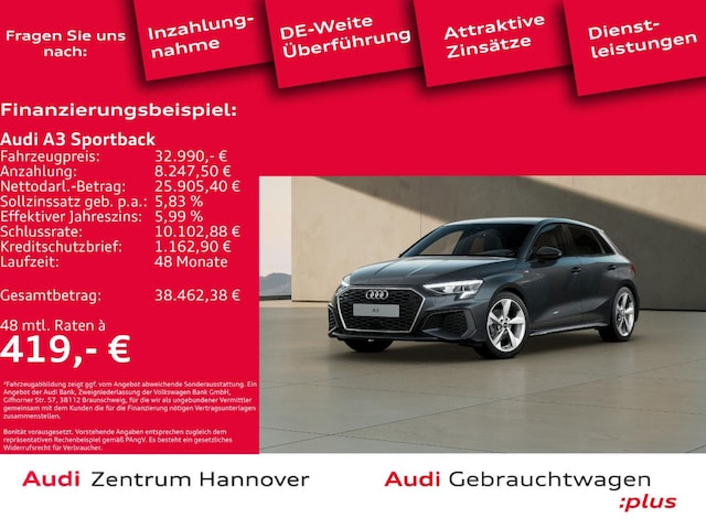 Audi A3 2023 Benzine