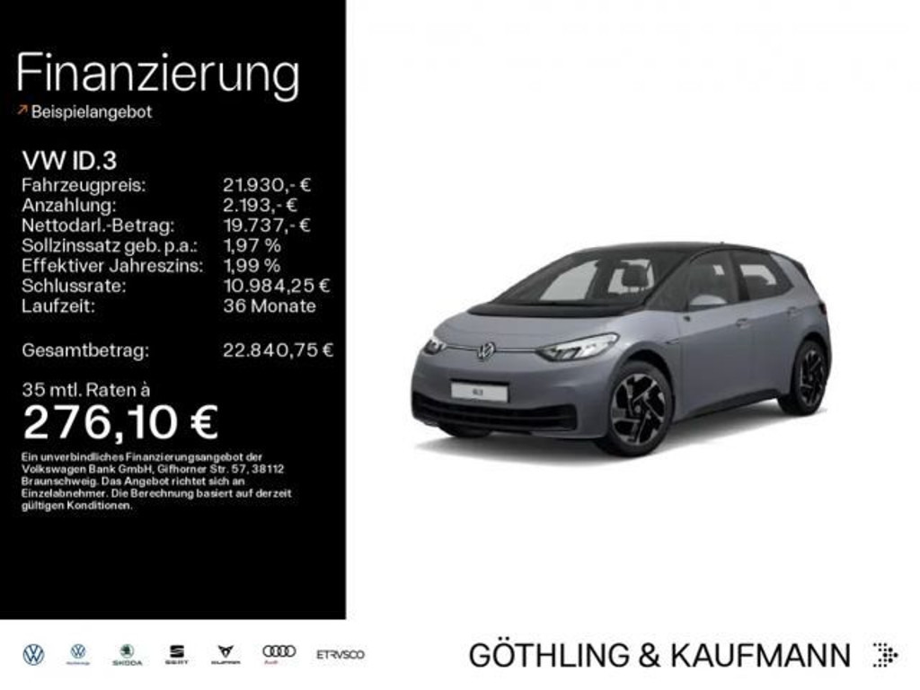 Volkswagen ID.3 2022 Elektrisch