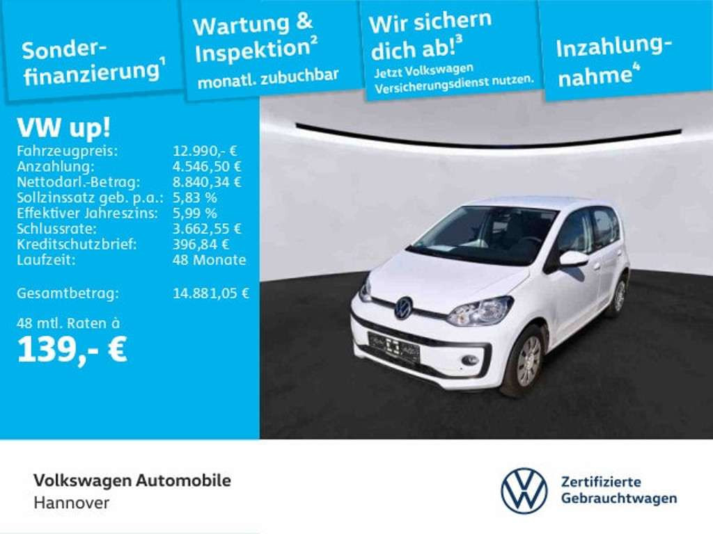 Volkswagen up! 2022 Benzine