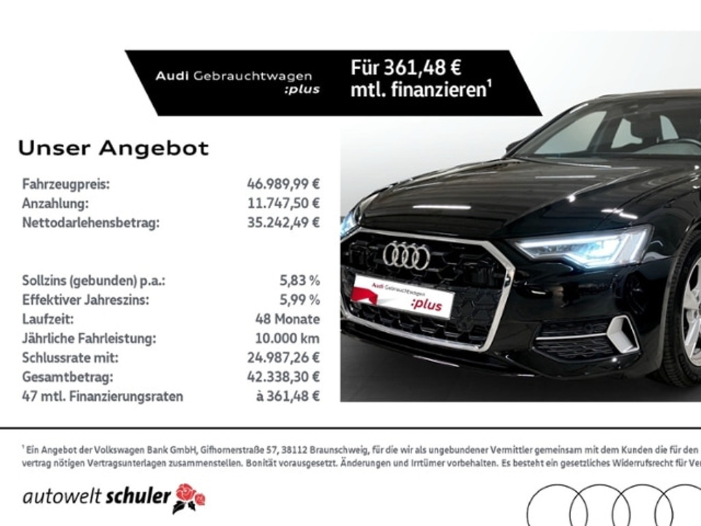Audi A6 2024 Hybride Benzine