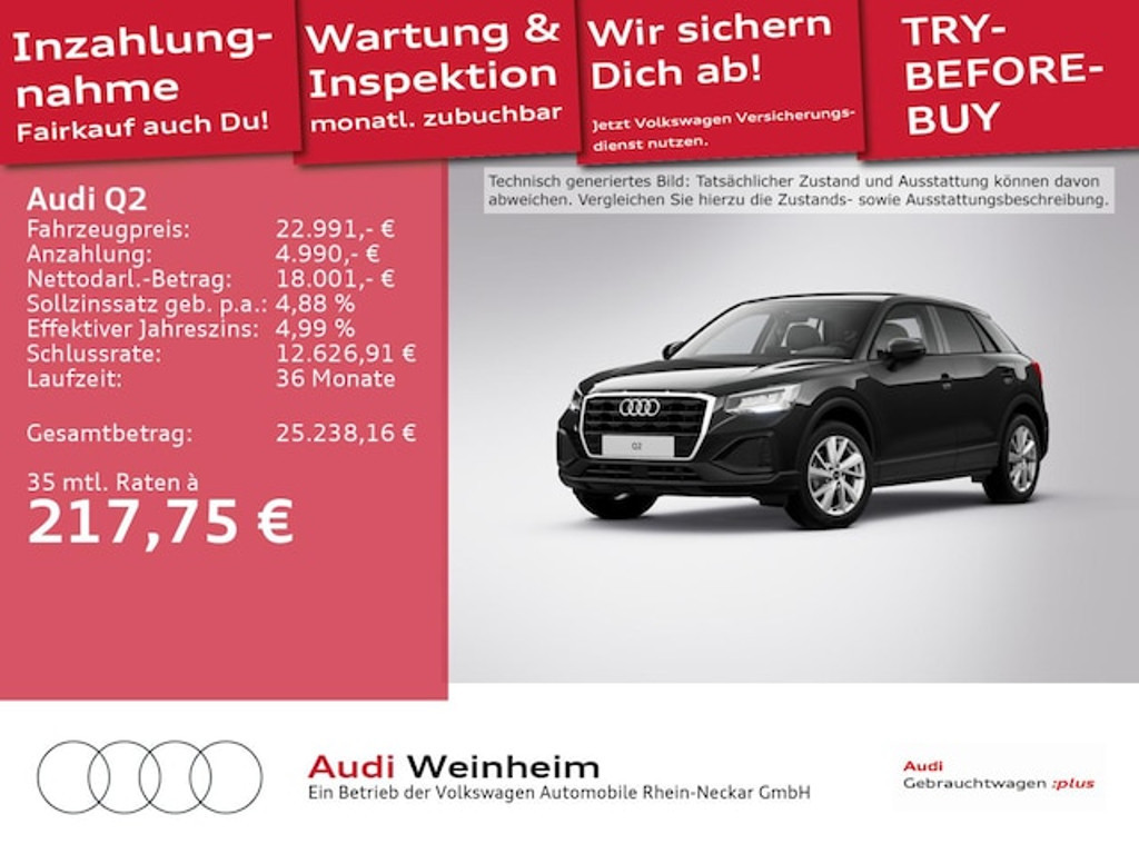 Audi Q2 2022 Benzine