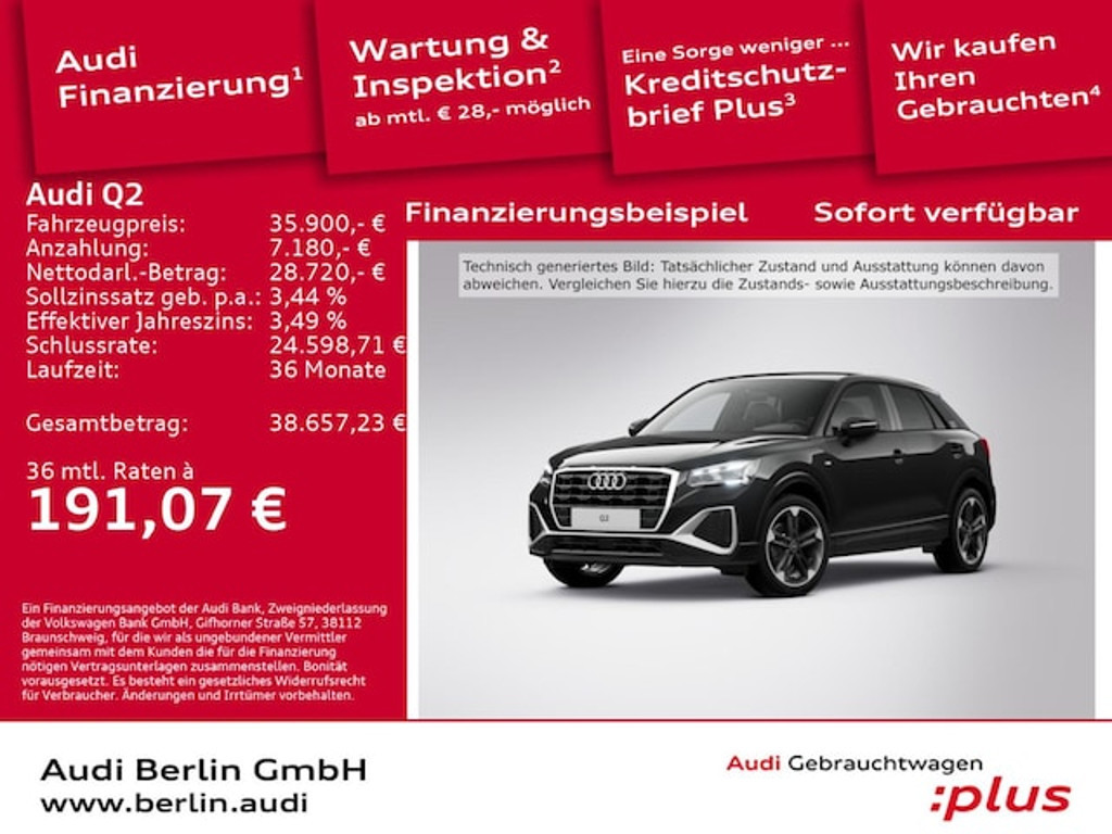 Audi Q2 2025 Benzine