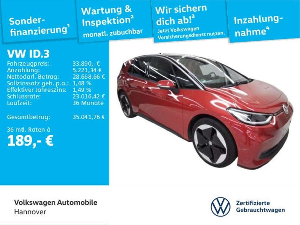 Volkswagen ID.3 2023 Elektrisch