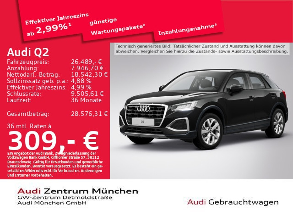 Audi Q2 2022 Benzine