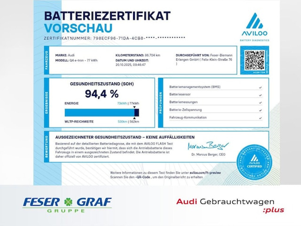Audi Q4 e-tron 2022 Elektrisch