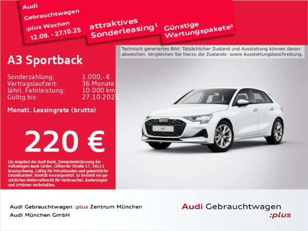 Audi A3 2025 Benzine