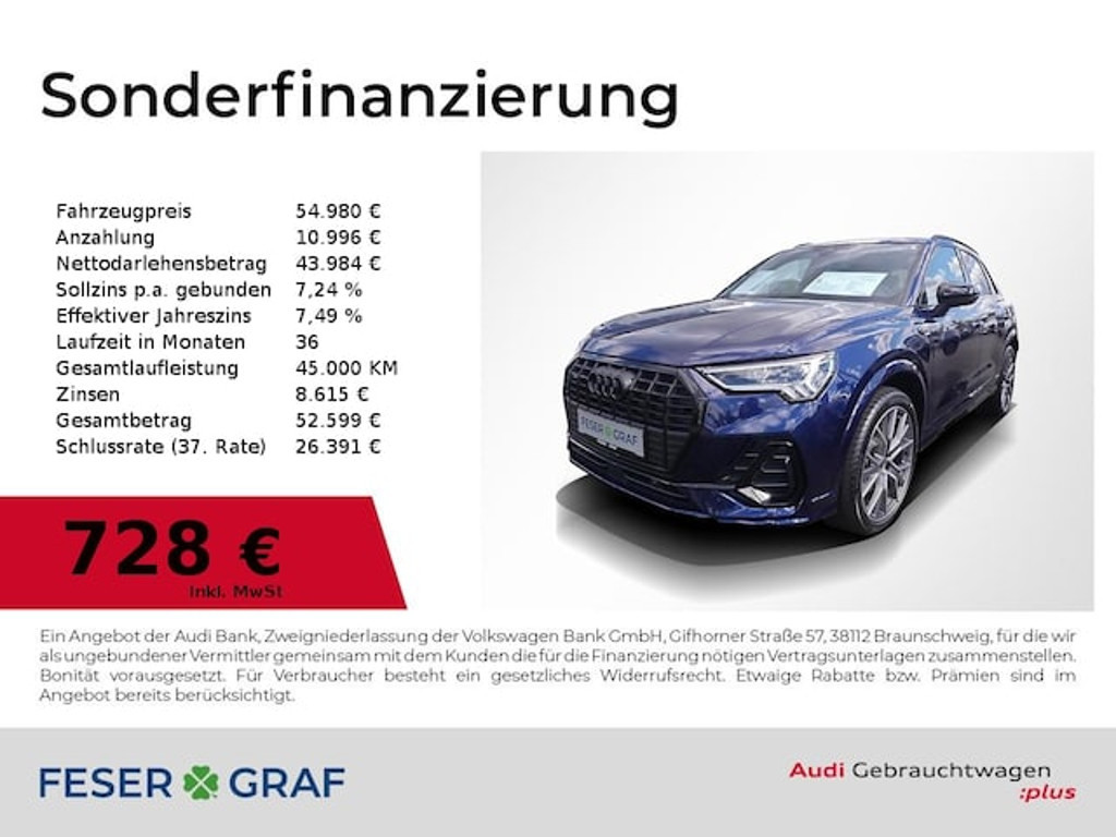 Audi Q3 2025 Benzine