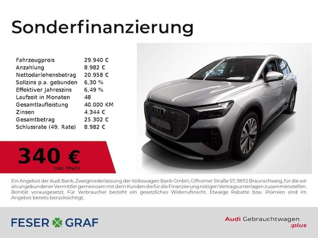 Audi Q4 e-tron 2022 Elektrisch