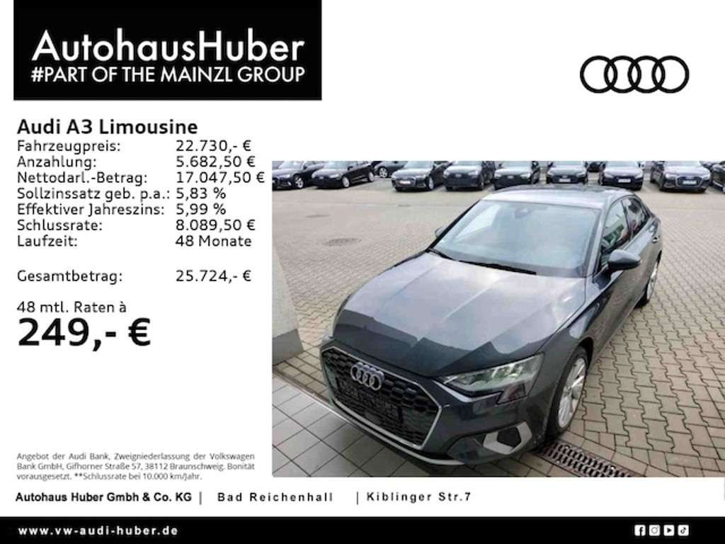 Audi A3 2022 Benzine