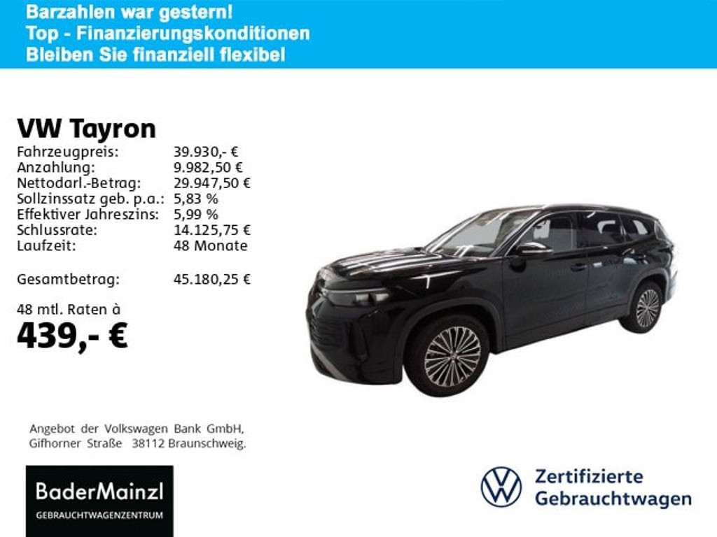 Volkswagen Tayron 2025 Benzine