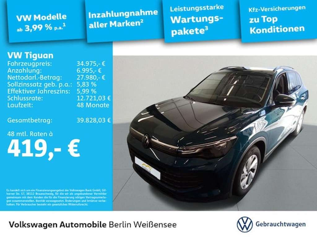 Volkswagen Tiguan 2025 Benzine