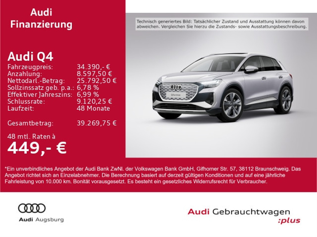 Audi Q4 e-tron 2022 Elektrisch