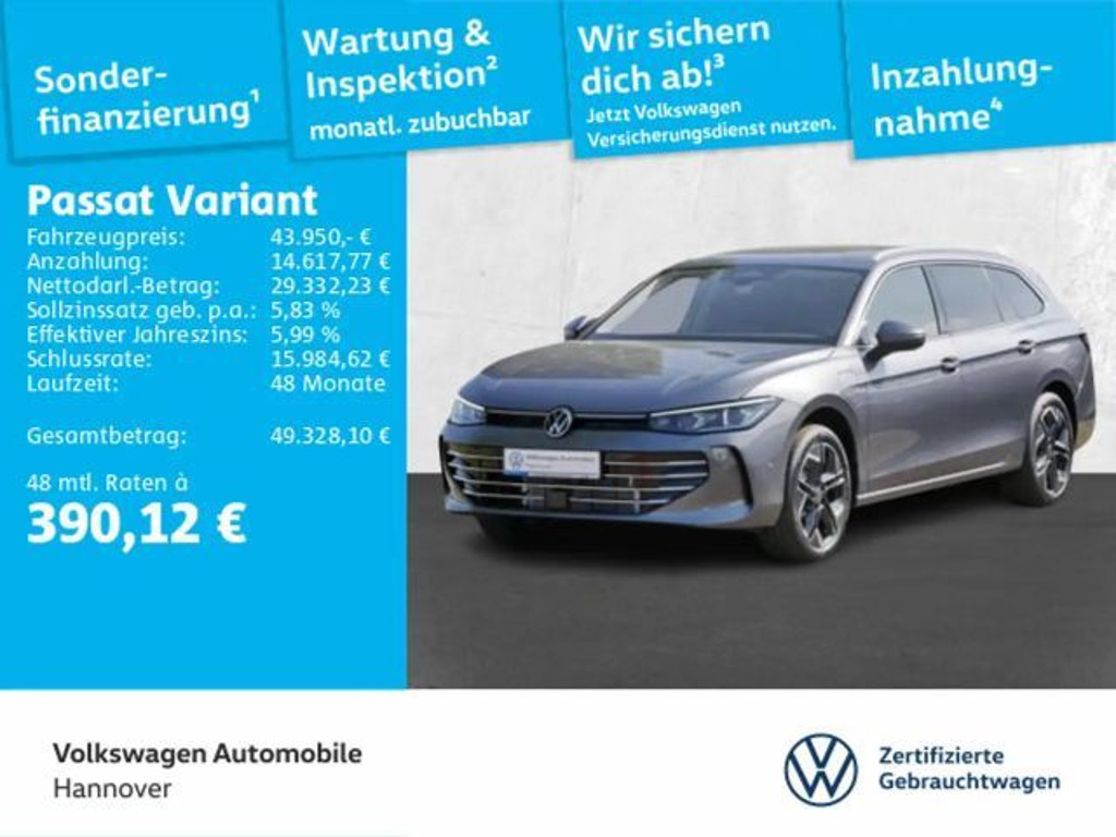 Volkswagen Passat 2024 Hybride Benzine
