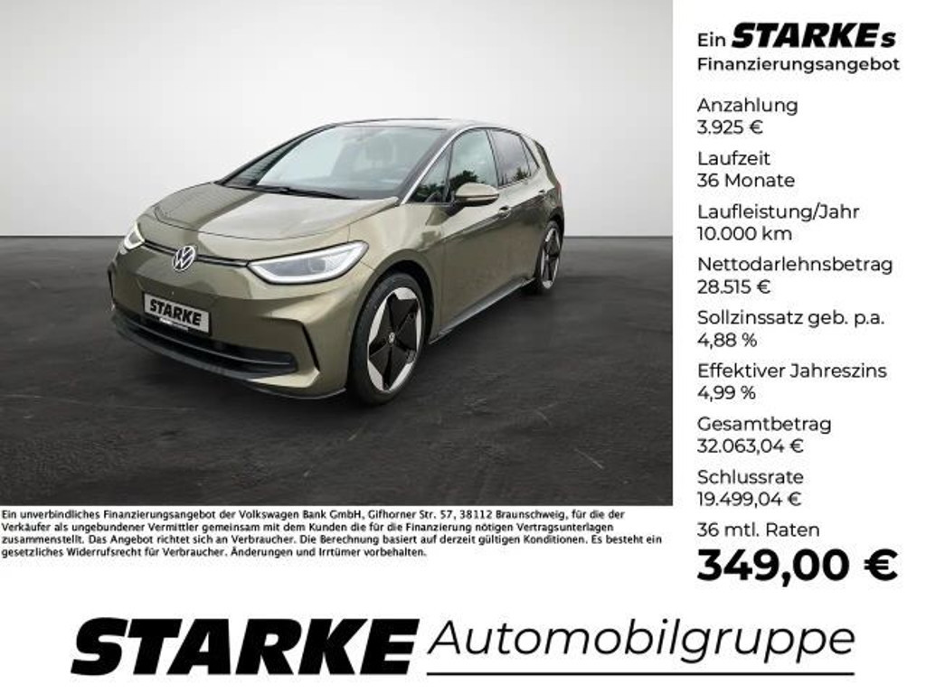 Volkswagen ID.3 2023 Elektrisch