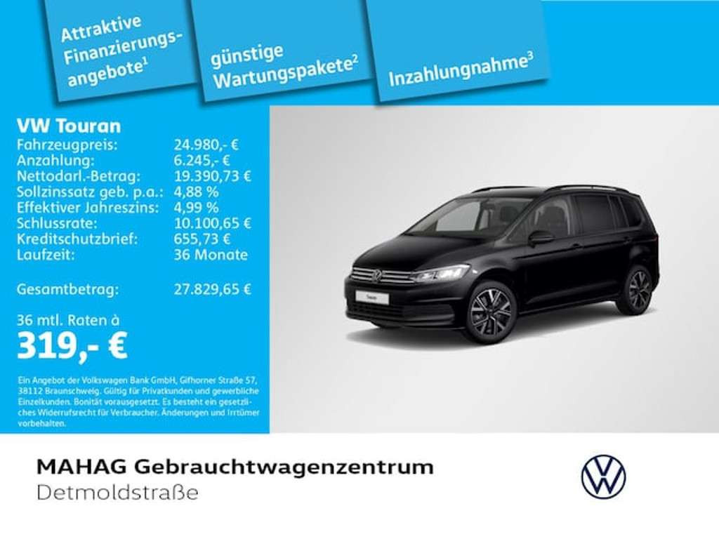 Volkswagen Touran 2022 Benzine
